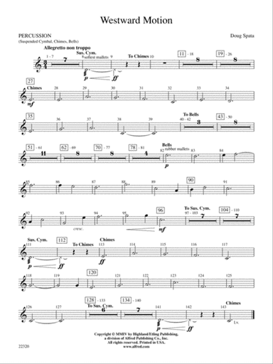 Westward Motion: 1st Percussion