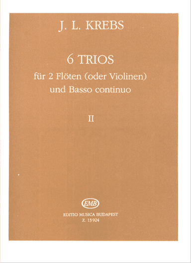 6 Trios Fur 2 Floten Und Basso Continuo 2