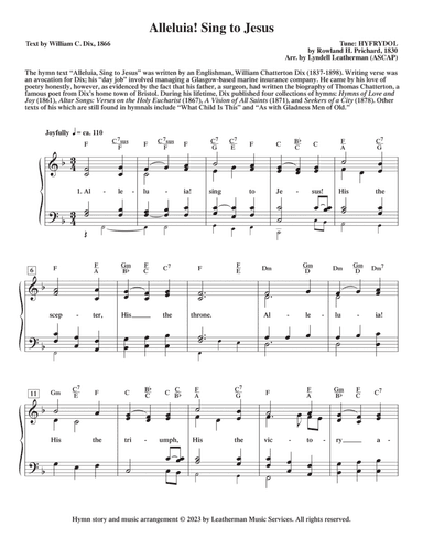 Alleluia! Sing to Jesus