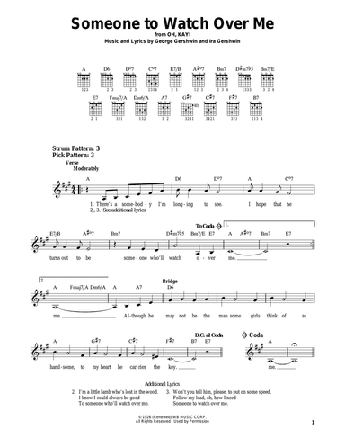 Someone To Watch Over Me