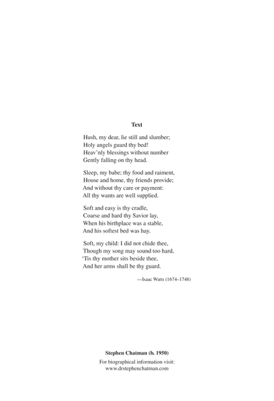Hush, My Dear
