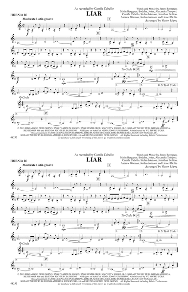 Liar: Horn in B flat