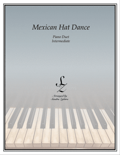 Mexican Hat Dance (intermediate 1 piano, 4 hand duet)