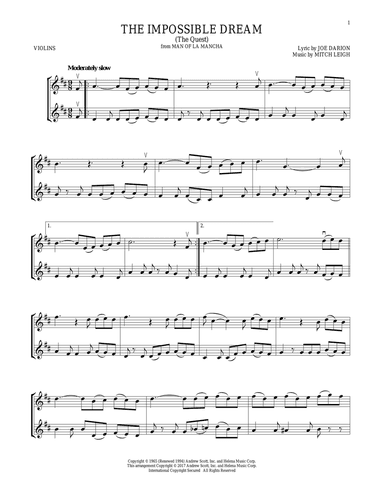 The Impossible Dream (The Quest)