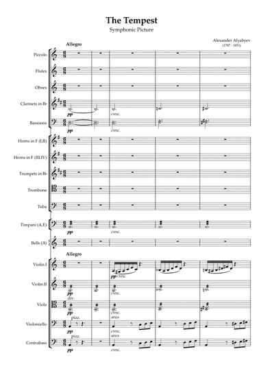 Symphonic Picture 'The Tempest'
