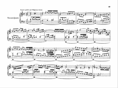 Frescobaldi: First Book of Toccatas and Partitas for Organ or Cembalo (Volume II)