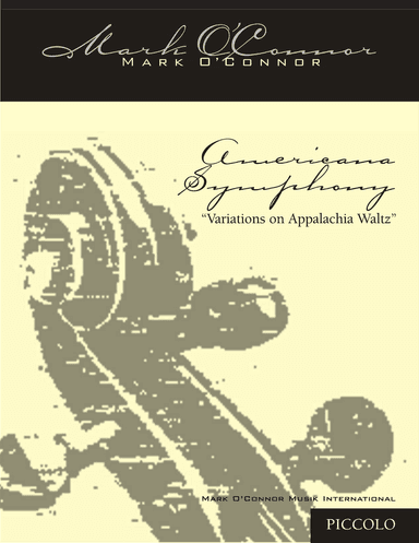 Americana Symphony "Variations on Appalachia Waltz" (wind parts – symphony orchestra)