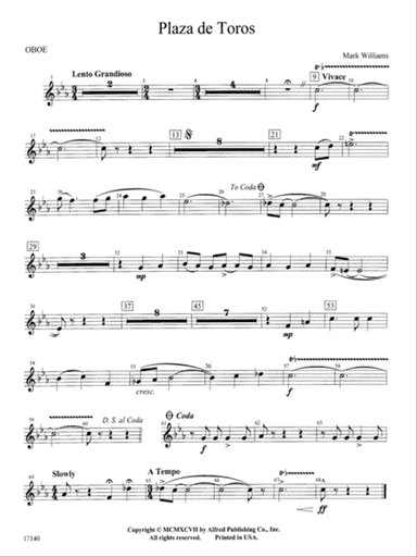 Plaza de Toros: Oboe
