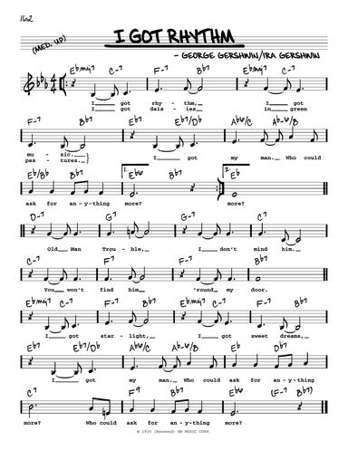 I Got Rhythm (Low Voice)