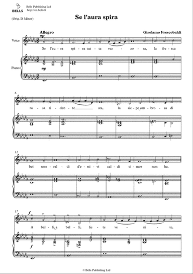 Se l'aura spira (B-flat minor)