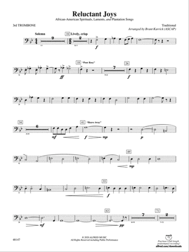 Reluctant Joys: 3rd Trombone