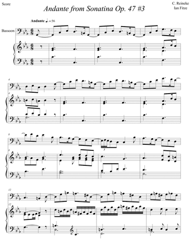 Andante from Sonatina Op. 47, No. 3
