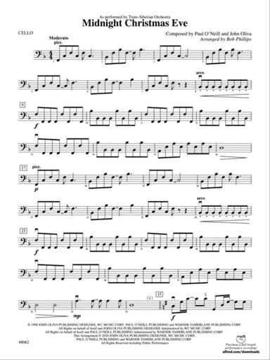 Midnight Christmas Eve: Cello