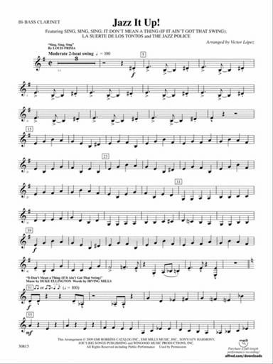 Jazz It Up!: B-flat Bass Clarinet