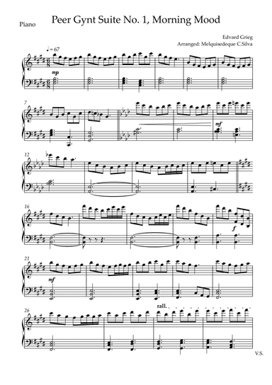 Peer Gynt Suite No. 1, Morning Mood