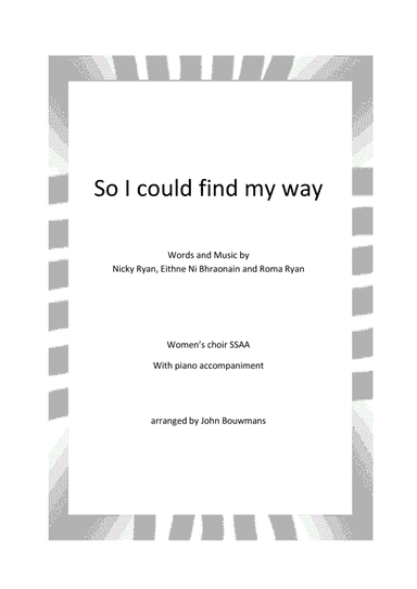 So I Could Find My Way