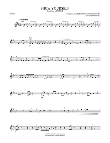 Show Yourself (from Disney's Frozen 2)