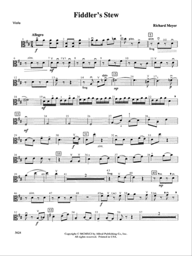 Fiddler's Stew: Viola