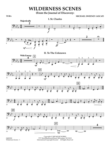 Wilderness Scenes (from The Journal Of Discovery) - Tuba