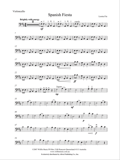 Spanish Fiesta: Cello