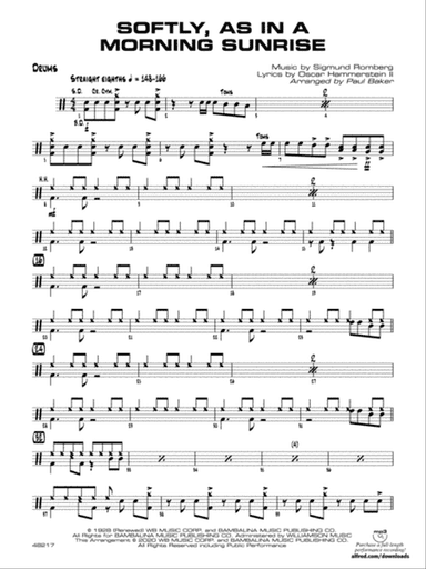 Softly, as in a Morning Sunrise: Drums