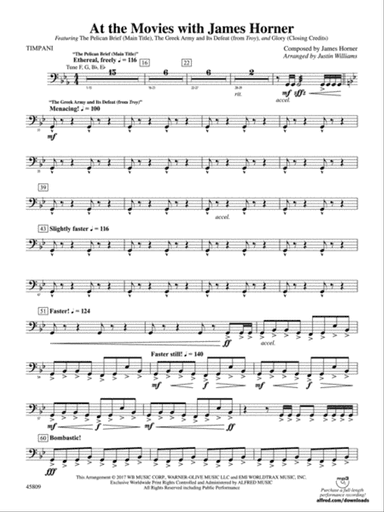 At the Movies with James Horner: Timpani