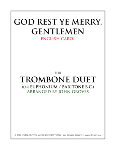 God Rest Ye Merry, Gentlemen - Trombone Duet