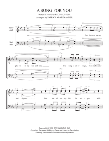 A Song For You