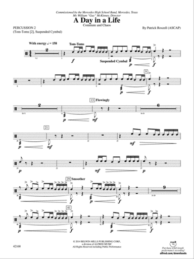A Day in a Life: 2nd Percussion