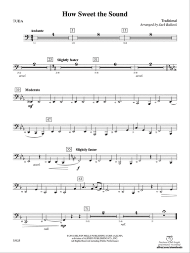 How Sweet the Sound: Tuba