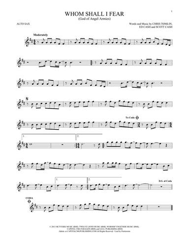 Whom Shall I Fear (God Of Angel Armies)