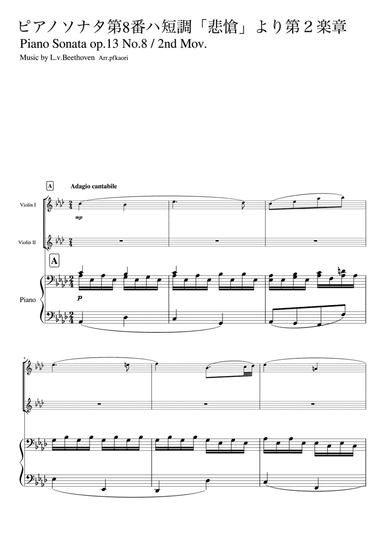 Piano Sonata No. 8 2nd Mov