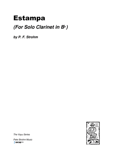 Estampa (for Solo Clarinet)