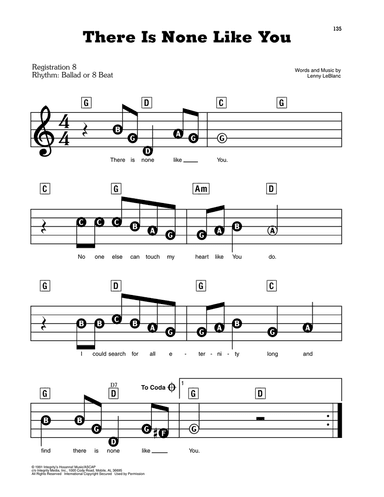 There Is None Like You