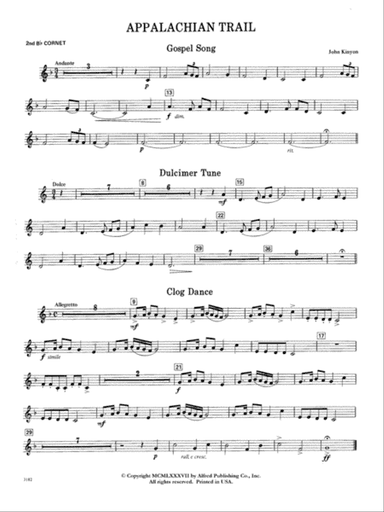 Appalachian Trail: 2nd B-flat Cornet