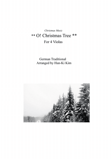 O Christmas Tree (For 4 Violas)