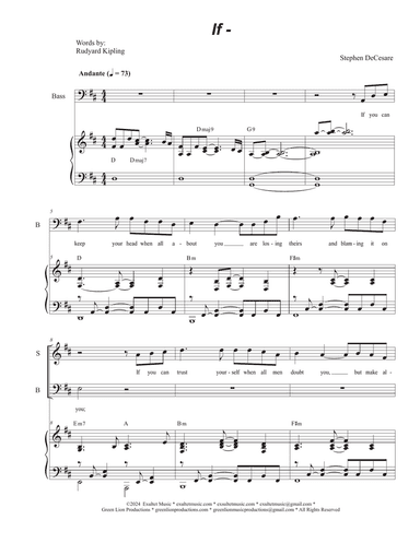 If - (Vocal Quartet - (SATB)