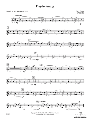 Daydreaming: 2nd E-flat Alto Saxophone