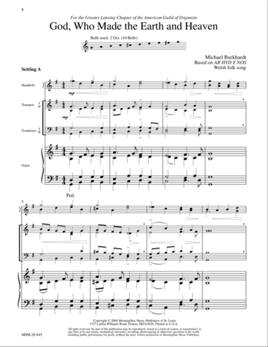 God, Who Made the Earth and Heaven (Ar hyd y nos) (Downloadable)
