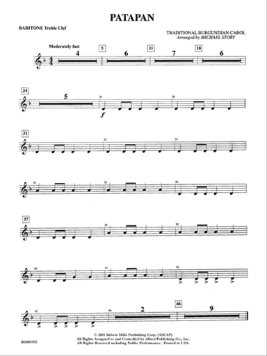 Patapan: Baritone T.C.