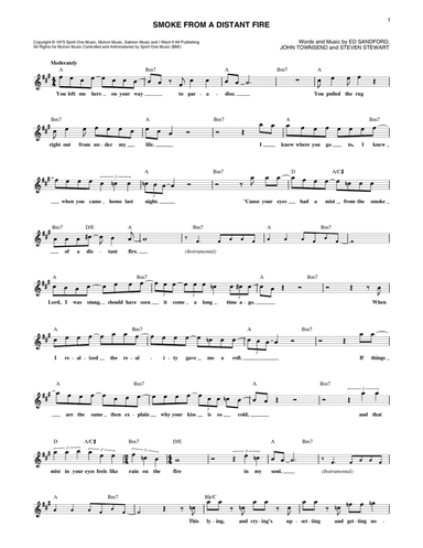 Smoke From A Distant Fire