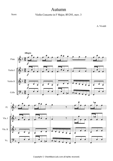 The Four Seasons: Autumn 3rd Movement