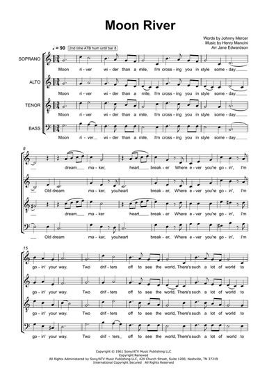 Moon River (arr. Jane Edwardson)