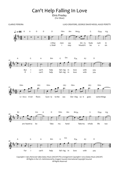 Can't Help Falling In Love