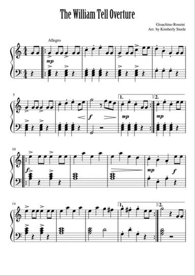 Best Recital: William Tell Overture