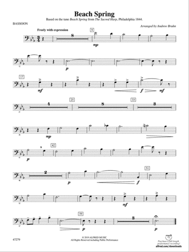 Beach Spring: Bassoon