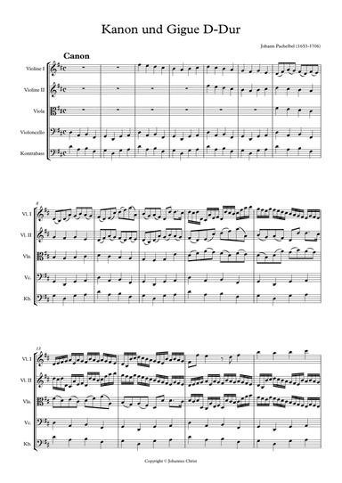 Canon and Gigue D-Dur