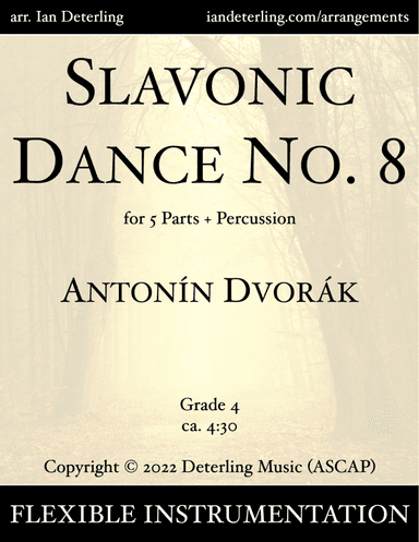 Slavonic Dance No. 8 (arr. for flexible instrumentation)