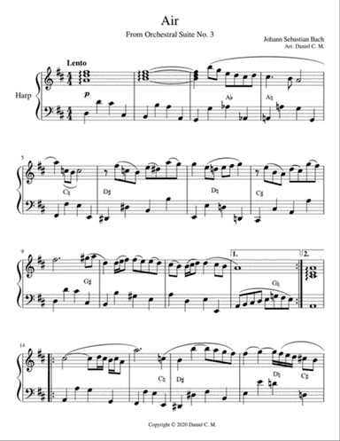 Air for harp (simplified)