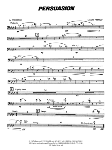 Persuasion: 1st Trombone